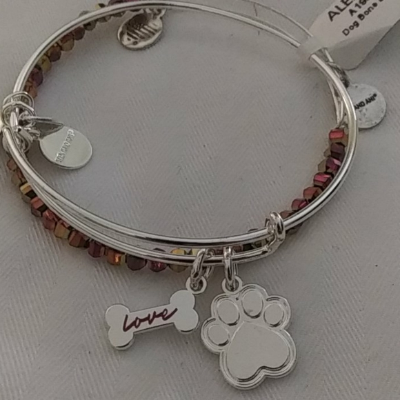 Alex and Ani Jewelry - ALEX AND ANI "DOG BONE & PAW" SET OF 2! 🐾🐾 NWT